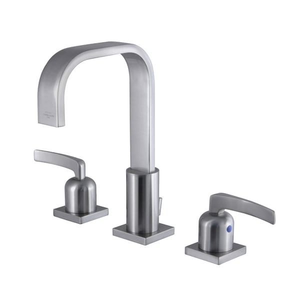 Fauceture 8" Widespread Bathroom Faucet, Brushed Nickel FSC8968EFL - main